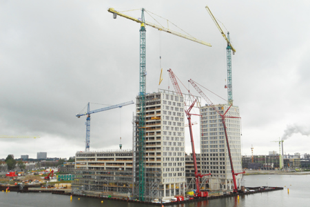 Craftsmanship crane operators is gold standard at Pontsteiger Amsterdam