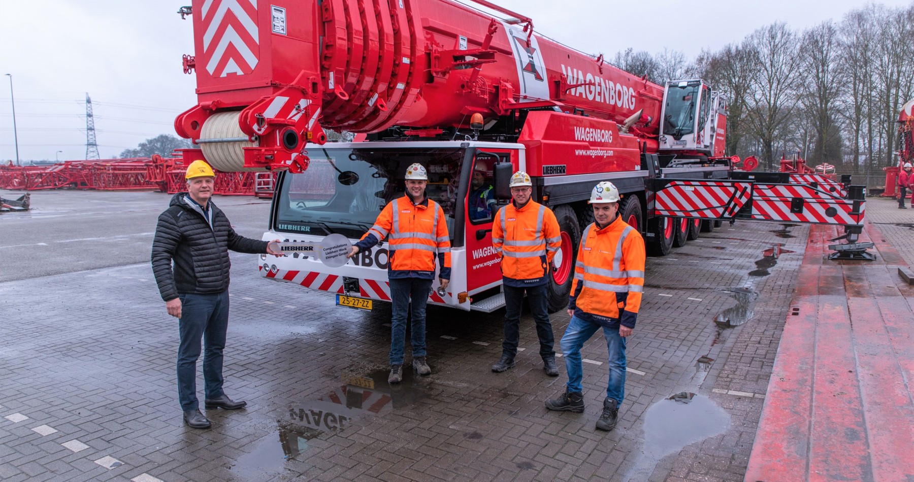 New 450 tons mobile crane for Wagenborg Nedlift!