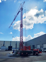 38.5 m mobile crane