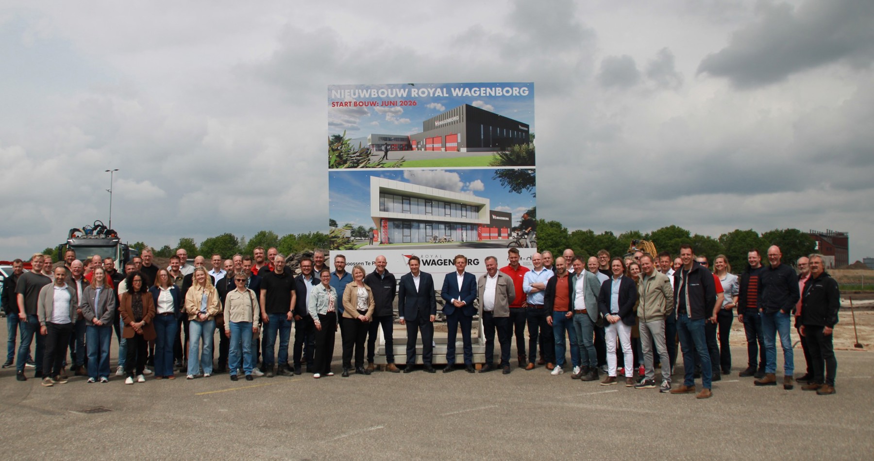 Start bouw 21 mei Sappemeer groepsfoto