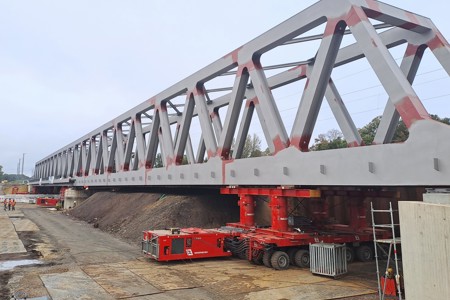Inventive bridging solution for Wesel railway bridge