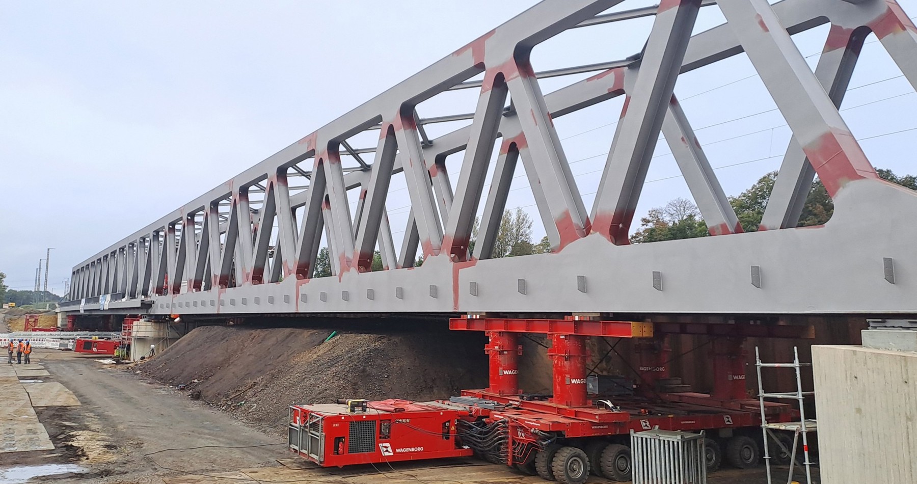 Inventive bridging solution for Wesel railway bridge