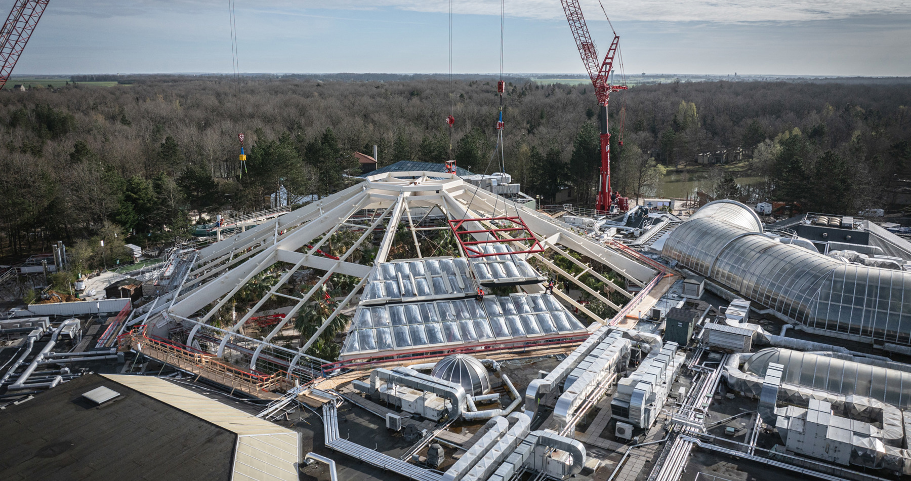 Huge project at Center Parcs Les Bois-Francs